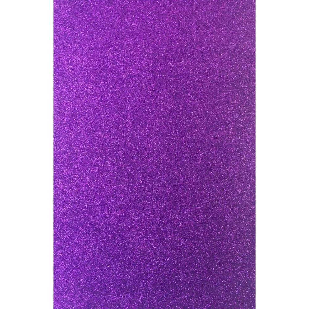 Placa Em Eva 60X40Cm Gliter Violeta 2Mm Make+ (Pct.c/05)