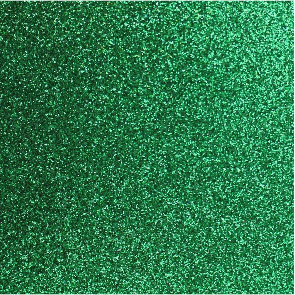 Placa Em Eva 48X40Cm Gliter Verde Bandeira 2Mm Make+ (Pct.c/10)