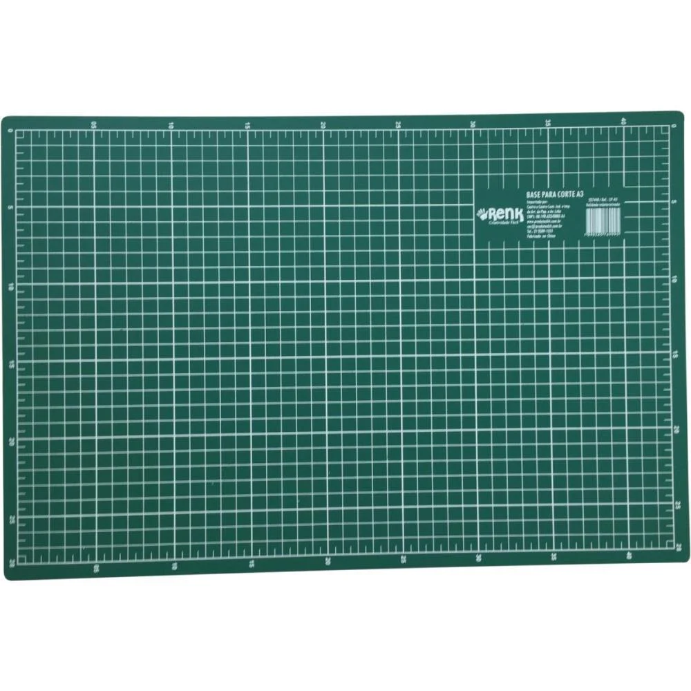 Base Para Corte A3 42X30Cm Verde Kit