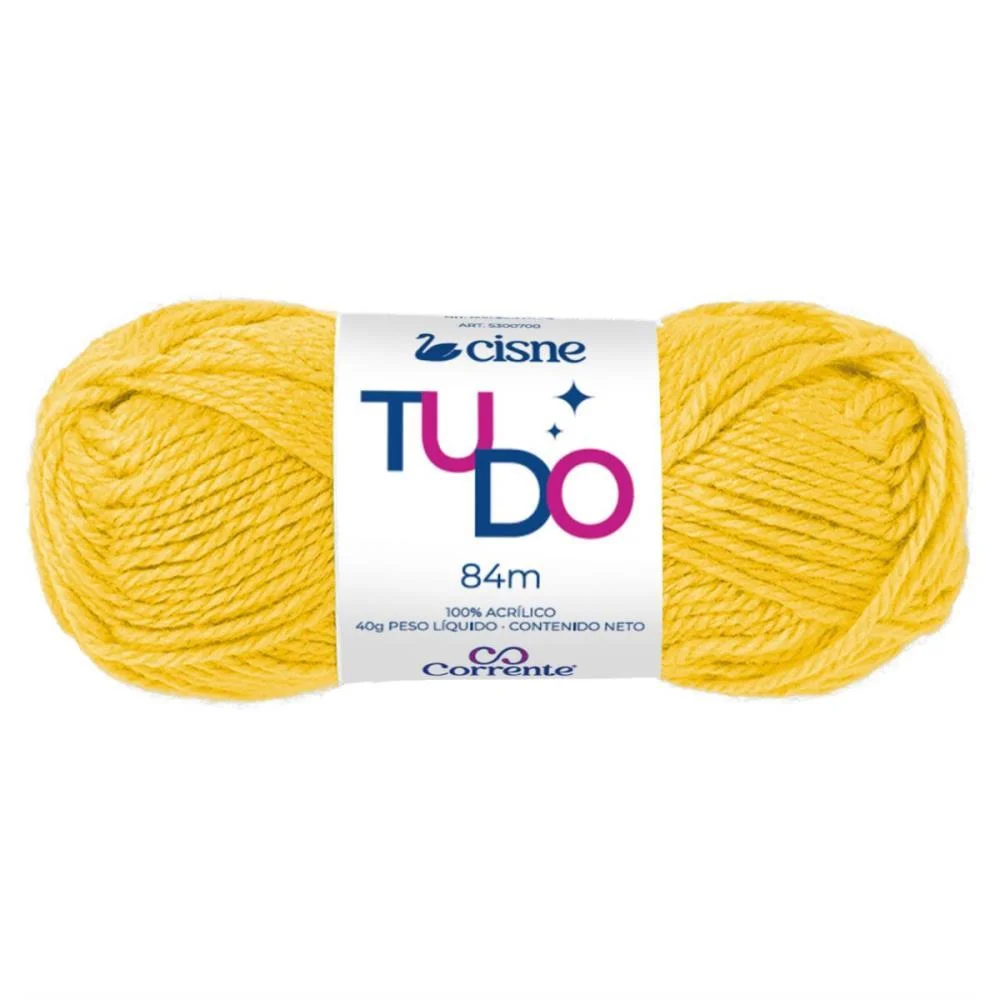 La Trico Cisne Tudo 00168 40G Amarelo Coats Corrente (Pct.c/05)