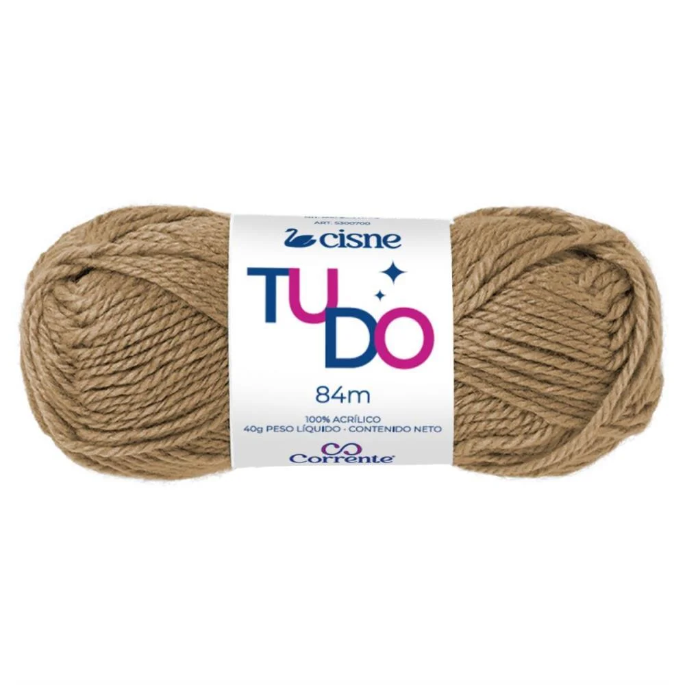 La Trico Cisne Tudo 00804 40G Bege Coats Corrente (Pct.c/05)