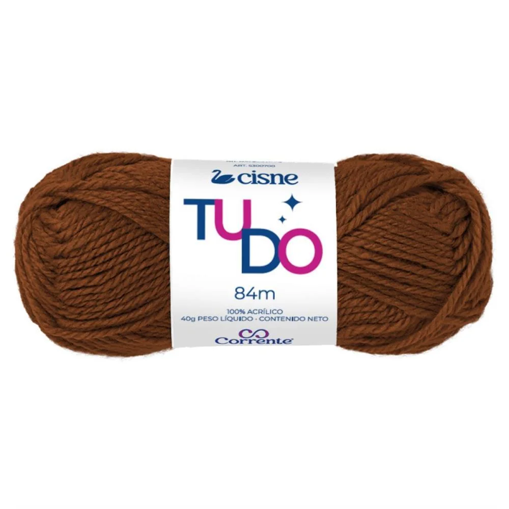 La Trico Cisne Tudo 00830 40G Castanho Coats Corrente (Pct.c/05)