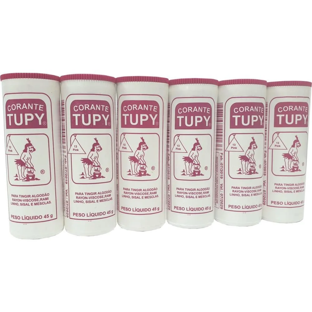 Corante Em Po Pink Tupy Algodao Corantes Tupy (Pct.c/06)