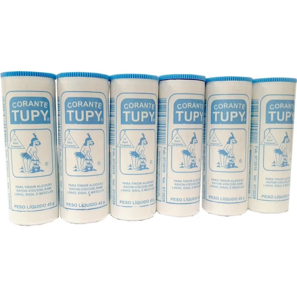 Corante Em Po Azul Turqueza Tupy Algodao Corantes Tupy (Pct.c/06)