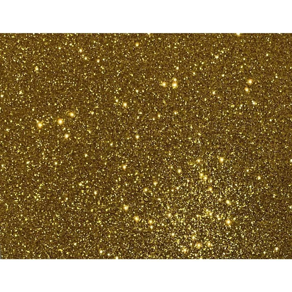 Placa Em Eva 48X40Cm Gliter Dourado 1,8Mm Dubflex (Pct.c/10)