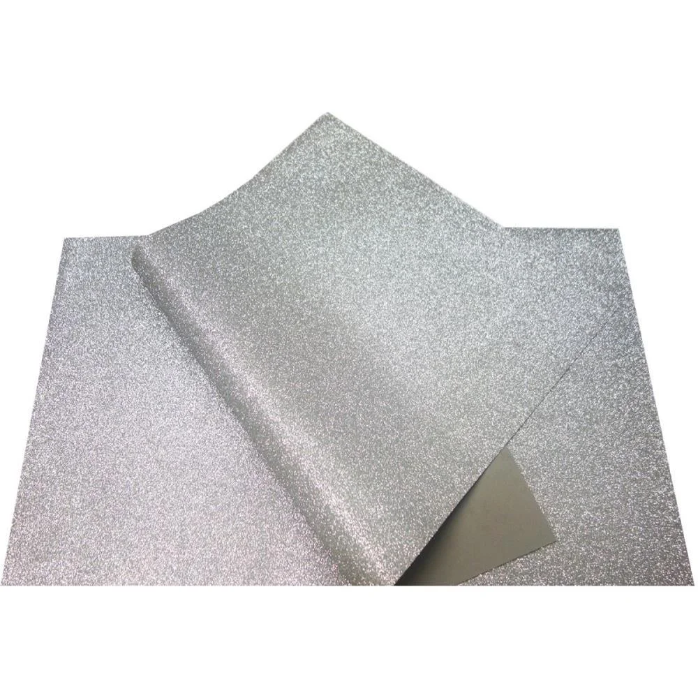 Placa Em Eva 60X40Cm Gliter Prata V.m.p. (Pct.c/05)