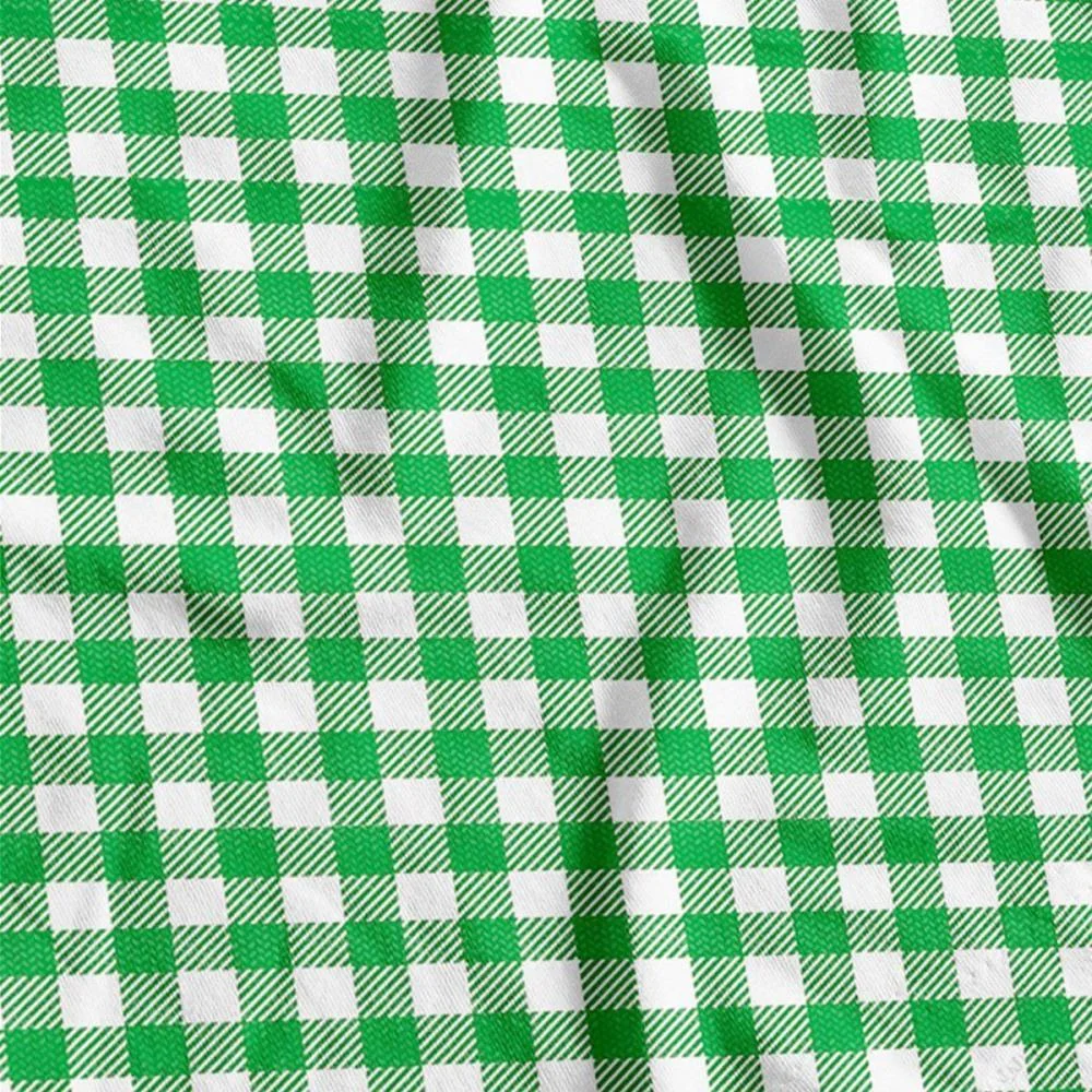 Tnt Estampado 1,40M 40G Xadrez Branco/Verde Supper (Rl-25Mts)
