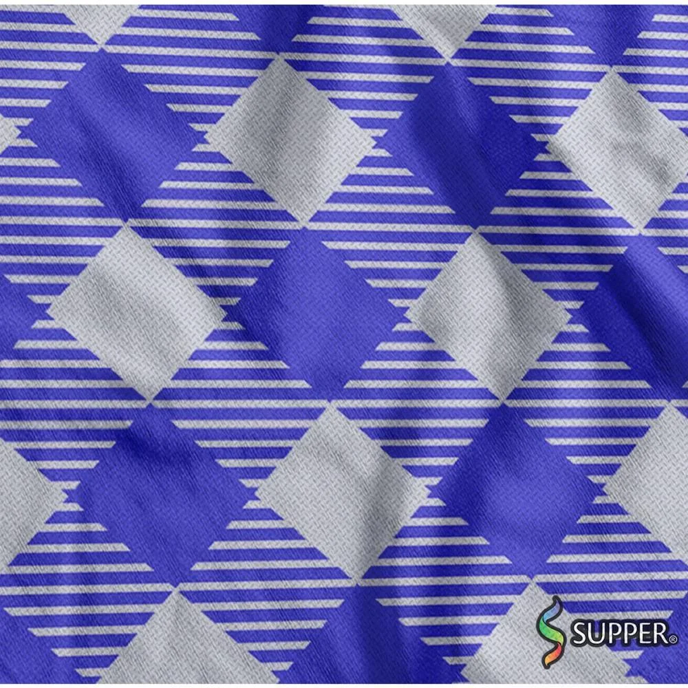 Tnt Estampado 1,40M 40G Xadrezao Branco/Azul Supper (Rl-25Mts)