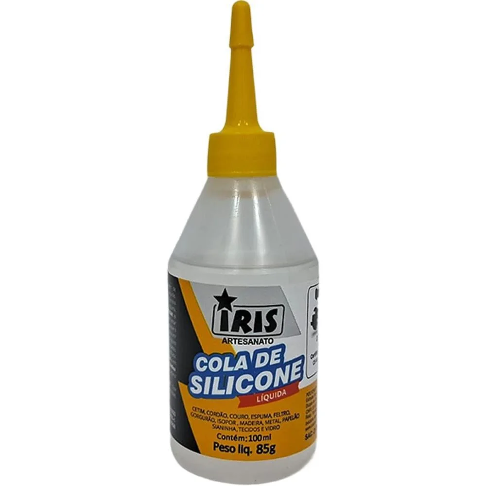 Cola Para Artesanato Silicone Liquido 100Ml. Iris (Pct.c/05)