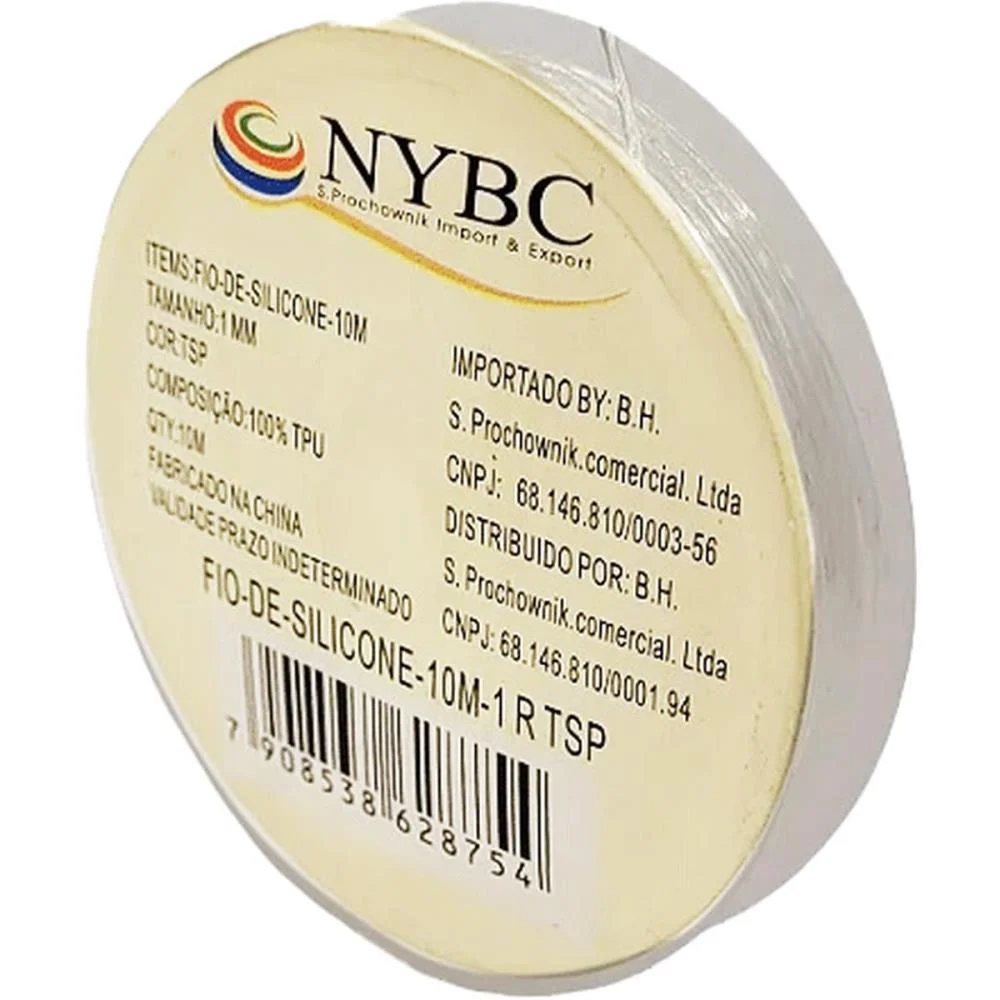 Fio Silicone 0.8 C/10M Nybc (Pct.c/10)