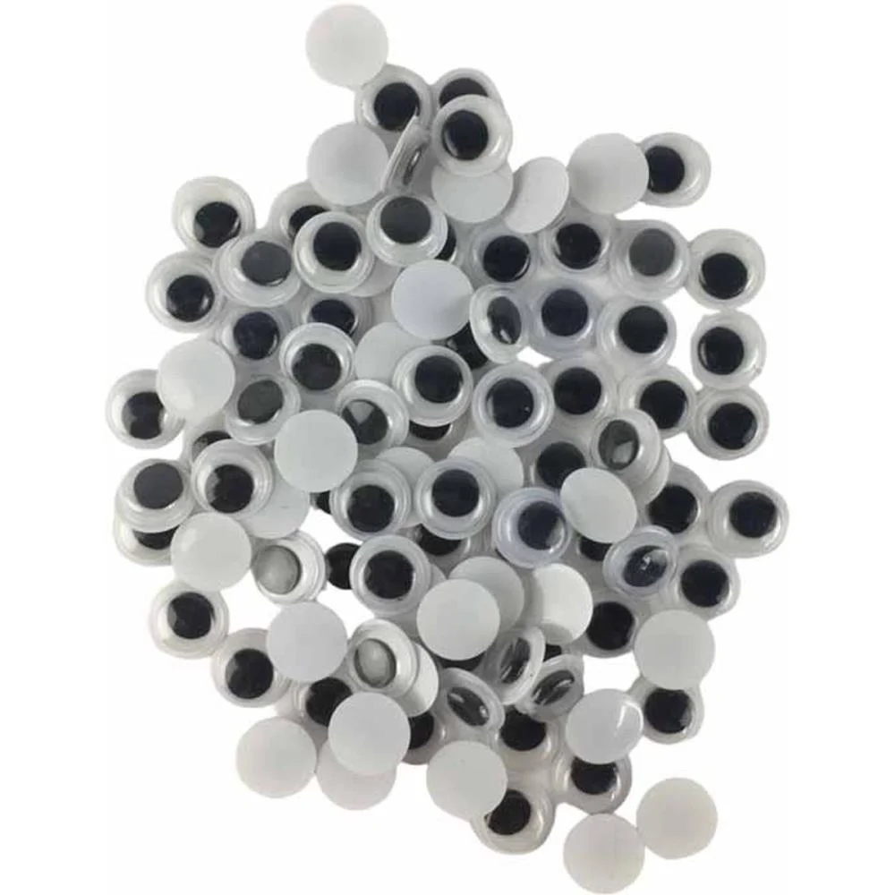 Olho Movel 10Mm Preto Art Lille C/ 100 Unidades