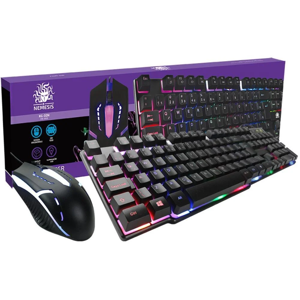 Kit Perifericos Teclado+Mouse Gamer Start Usb Santana Centro