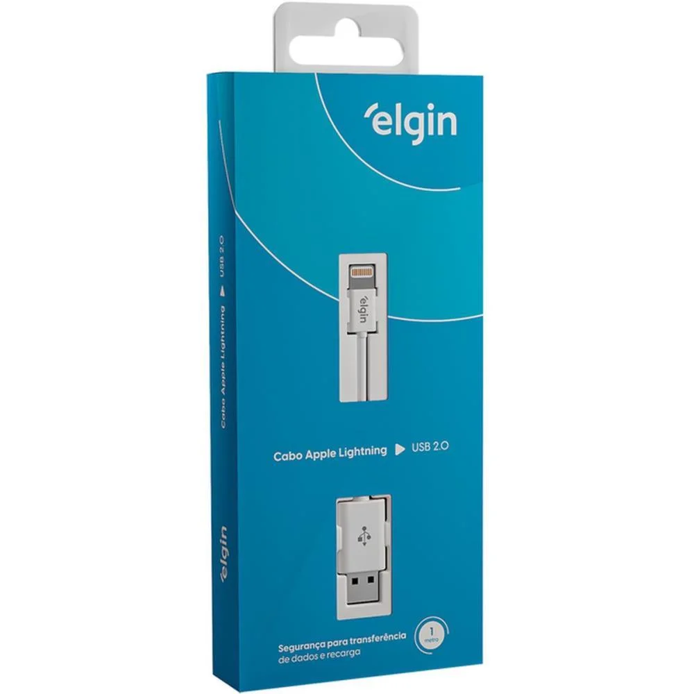 Cabo Usb Lightning Iphone5/Ipad4/Mini Elgin
