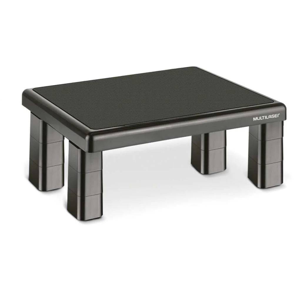 Suporte Para Monitor Quadrado 4 Niveis Altura Preto Multi