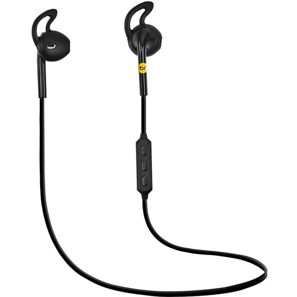 Fone De Ouvido Bluetooth Preto Usb S/Fio 2,4 Ghz Bright
