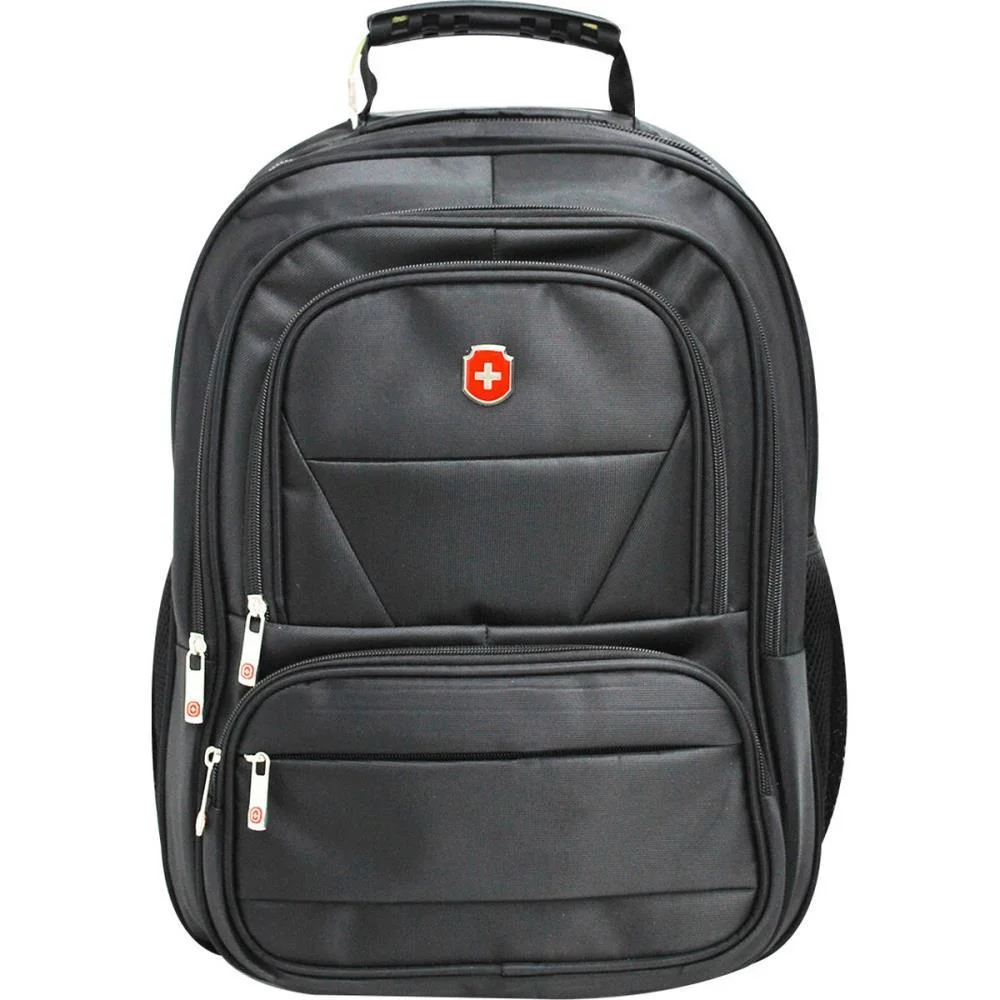 Mochila Para Notebook Executiva Preta Gd 4Bolsos Yins