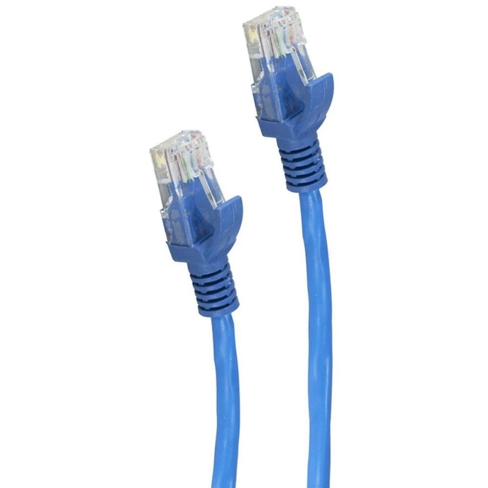 Cabo De Rede Patch Cord Cat6/Utp 3M. Azul Flex
