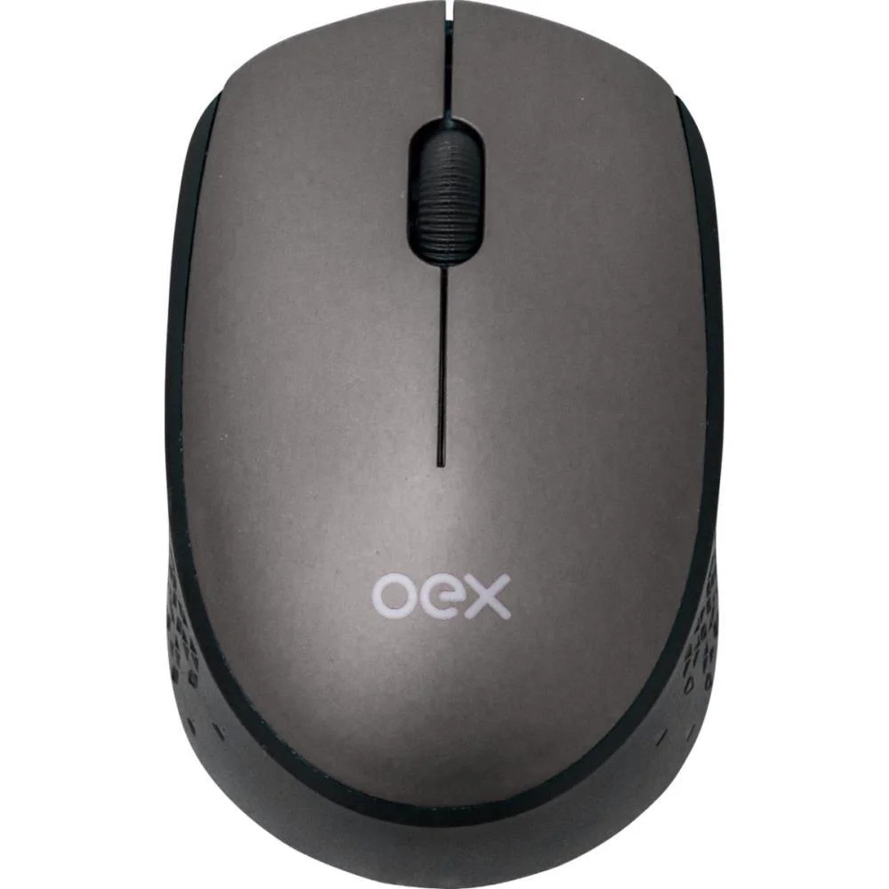 Mouse Optico Sem Fio Cosy 1200 Dpi 2,4Ghz Cinza Newex