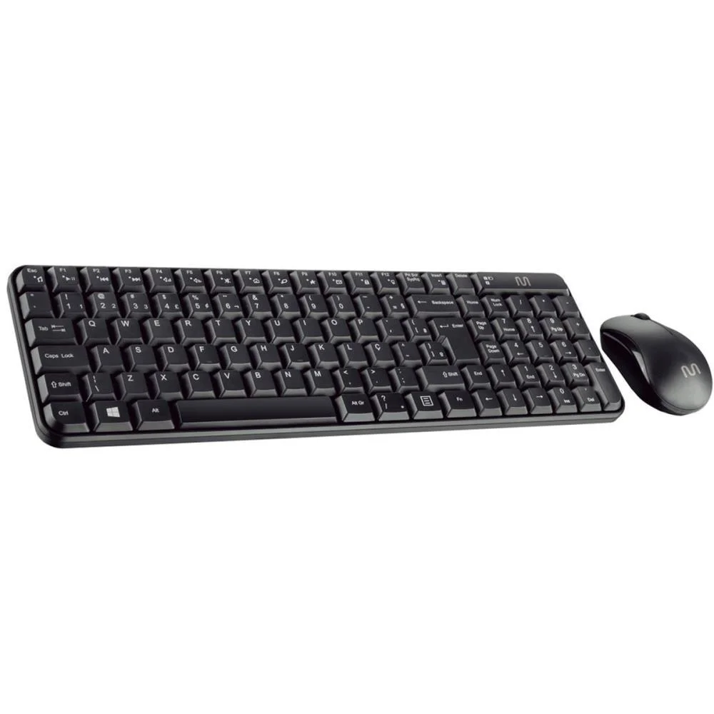 Kit Perifericos Tecl+Mouse S/Fio 1000Dpi Comp. Multi (Kit)