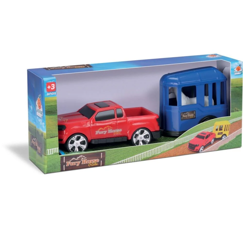 Carrinho Fury Horse Ride Sort. Orange Toys