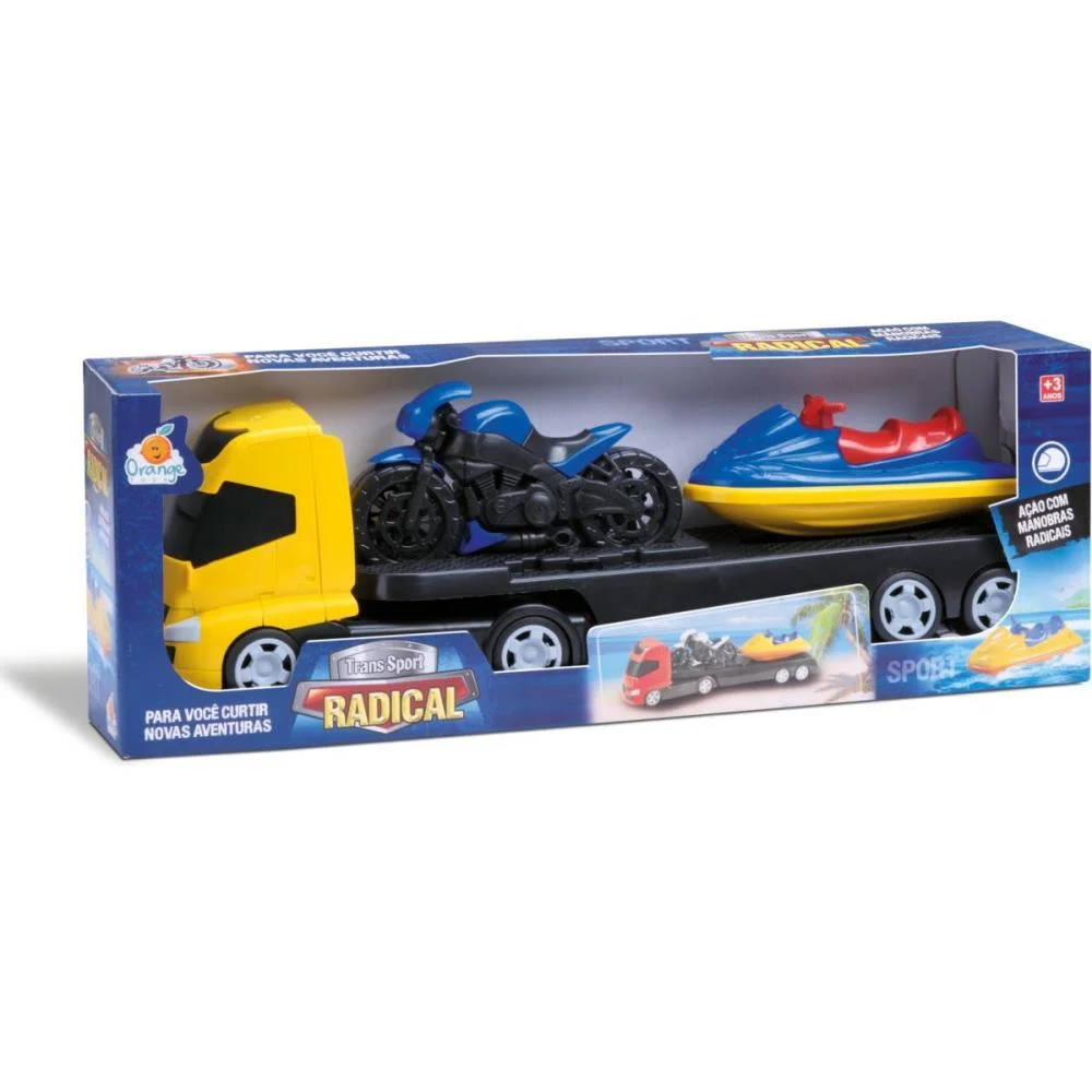 Caminhao Trans Sport Radical Sortidas Orange Toys