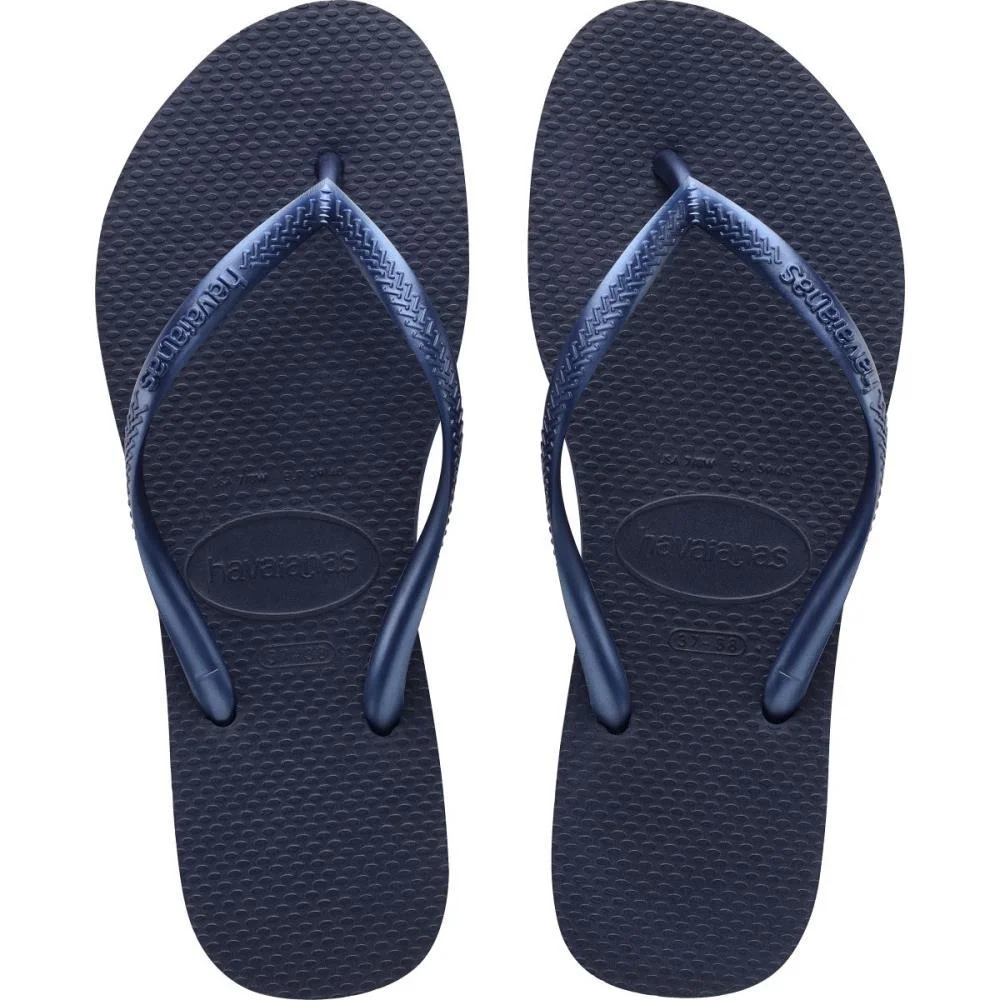 Chinelo Havaianas Feminino Slim 39/0 Marinho Havaianas (Par)