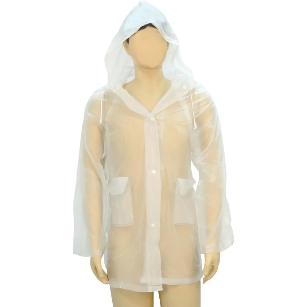 Capa De Chuva Juvenil Pvc C/Touca 1Mt. Yangzi