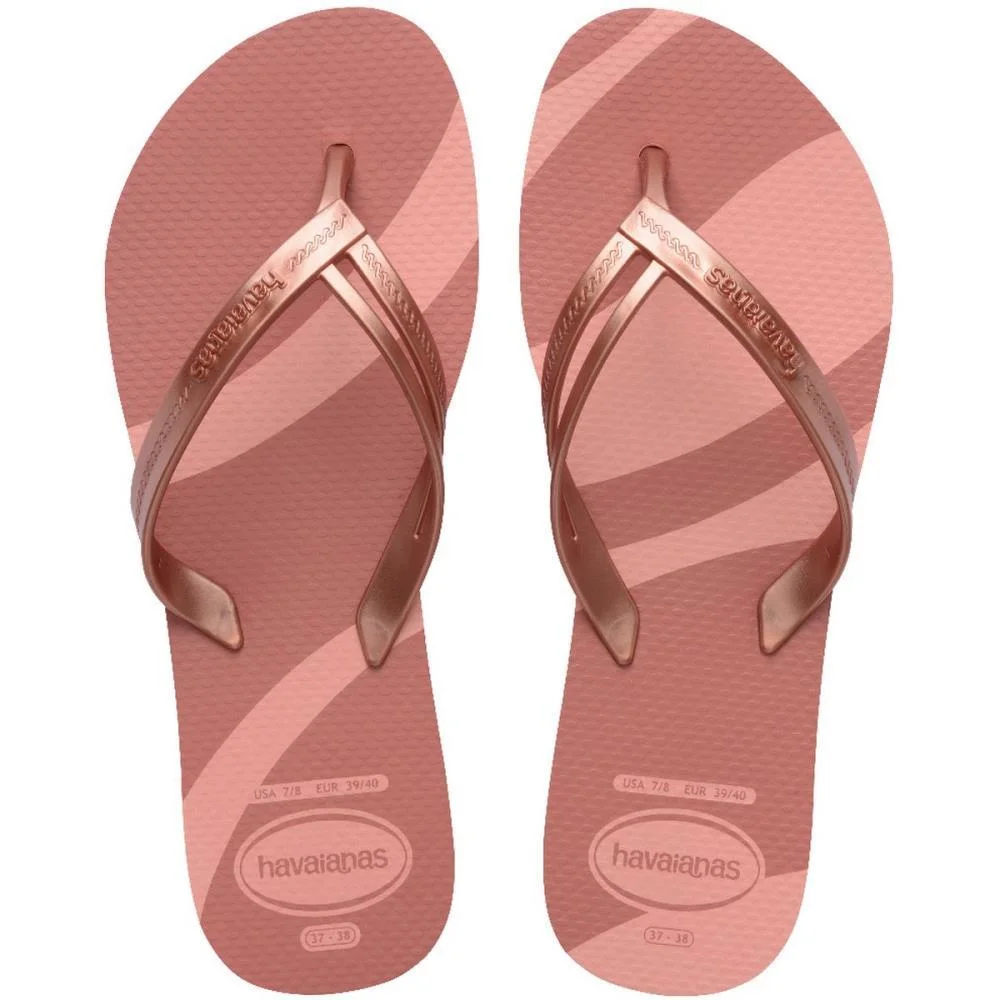 Chinelo Havaianas Feminino Elegance Print 35/6 Blossom Havaianas (Par)