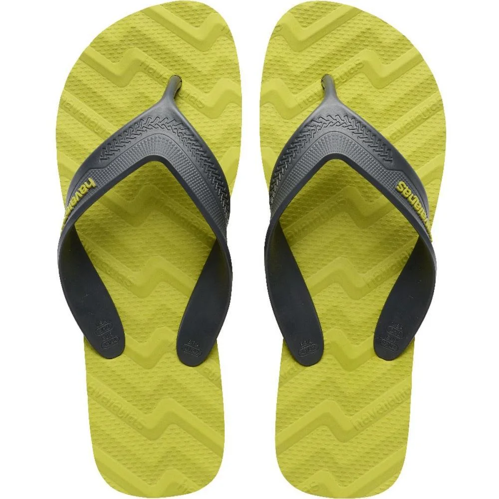 Chinelo Havaianas Masculino Track Waves 39/0 Wild Lime Havaianas (Par)
