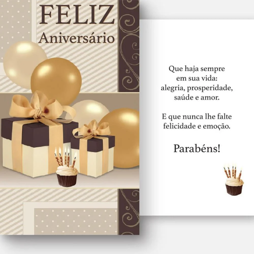 Cartao De Aniversario Kit-21N 14Mod. 221/234 Gp.02 Cristina (Kit/56)