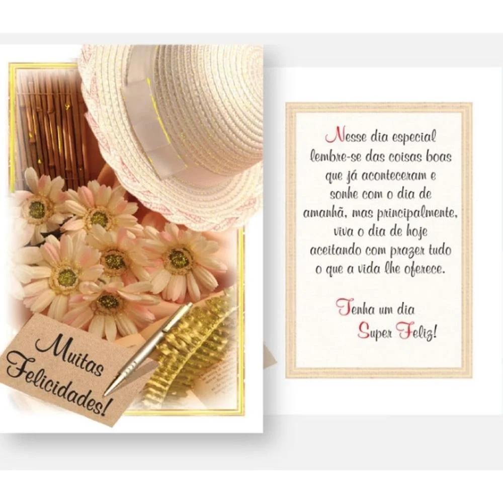 Cartao De Aniversario Kit-26N 18Mod. 301/318 Gp.03 Cristina (Kit-36)