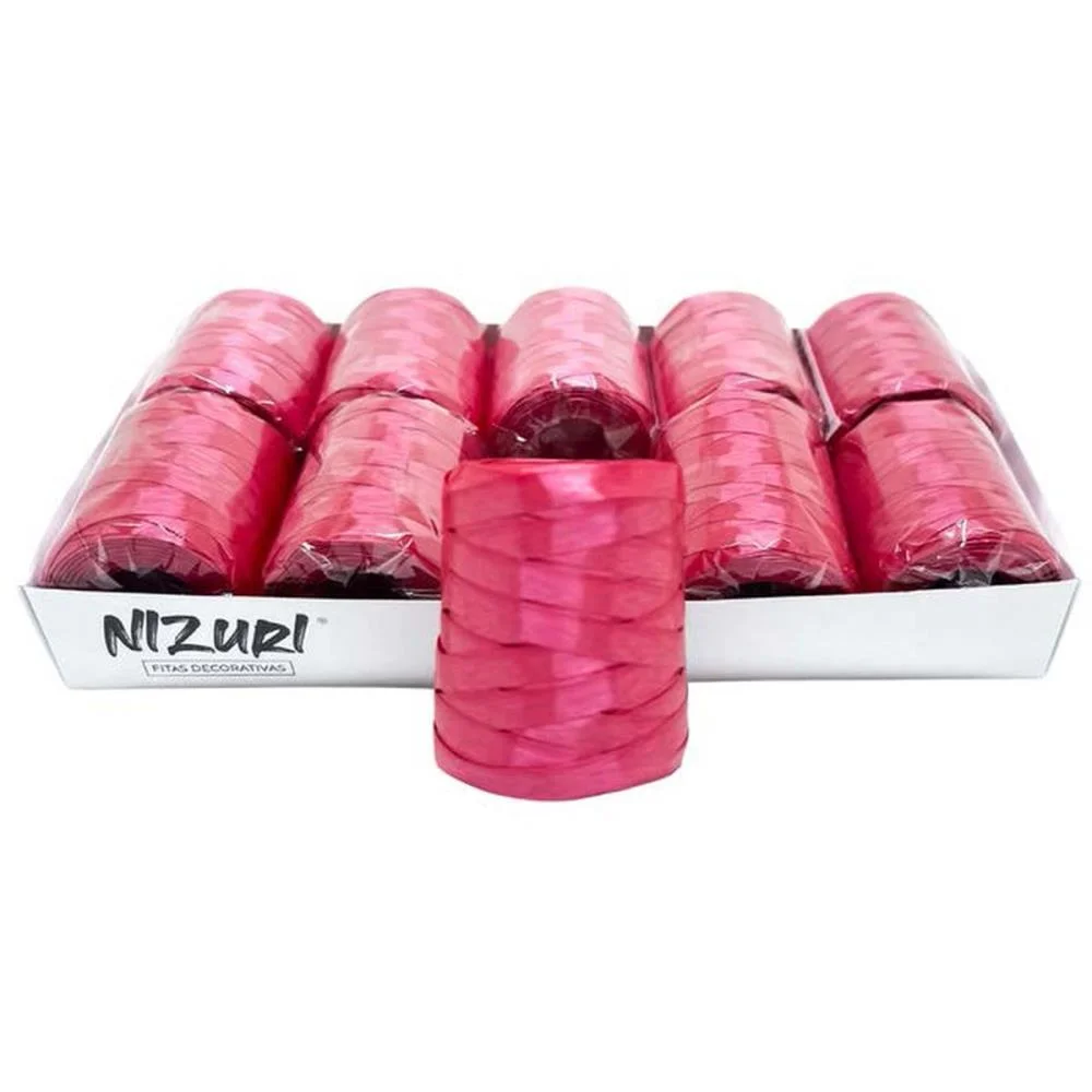 Fitilho 5Mmx50M Vermelho Nizuri (Pct.c/10)