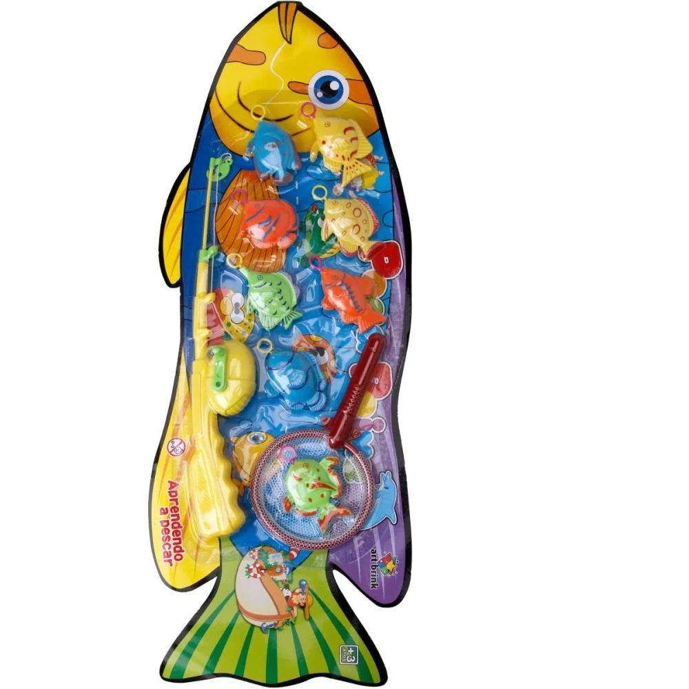 Jogo Diverso Pega Peixe C/Vara/Redinha/Peix Art Brink