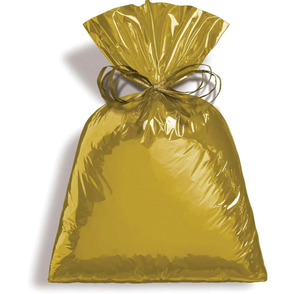 Saco Metalizado 45X60Cm Dourado 45X59Cm. Cromus (Pct.c/25)