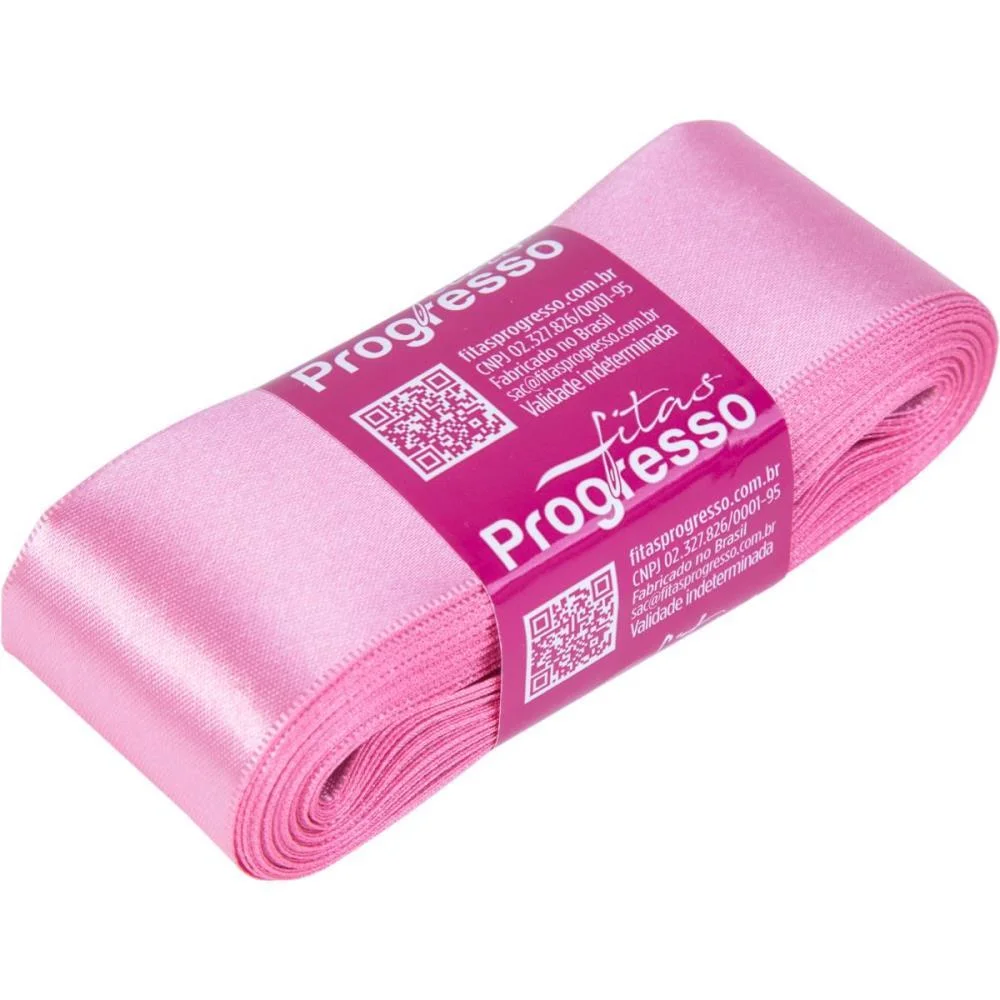 Fita De Cetim 38Mm 10M. Rosa Escuro 240 Fitas Progresso
