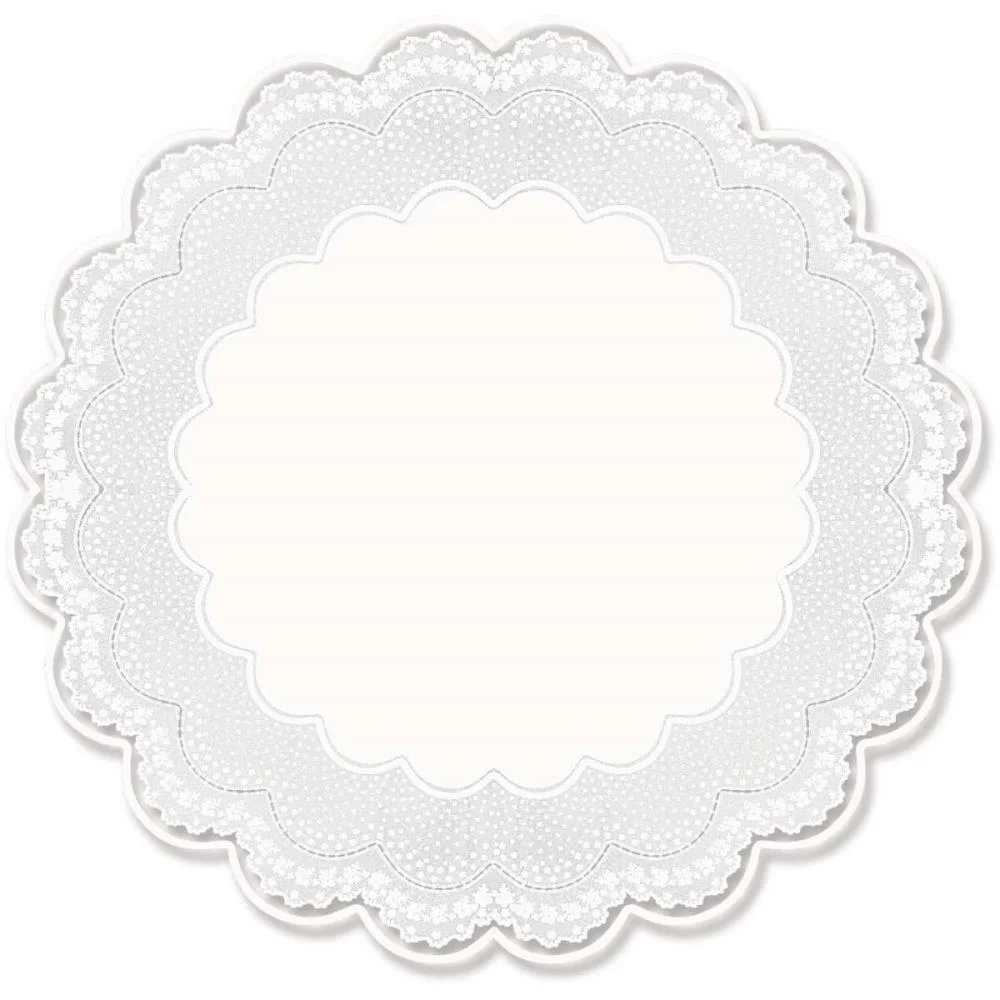 Fundo Para Cesta Poli Redondo Ingles Branc 48Cm Cromus (Pct.c/50)