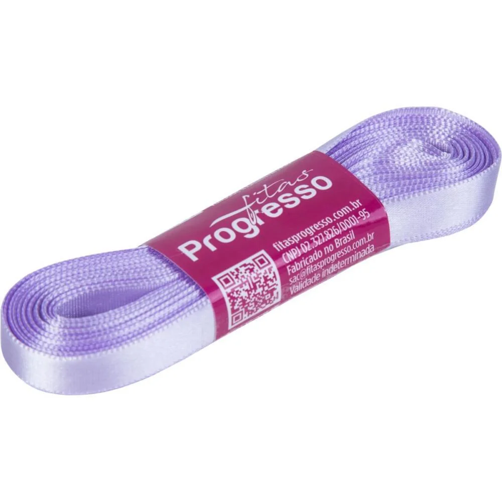 Fita De Cetim 10Mm 10M. Lilas 245 Fitas Progresso