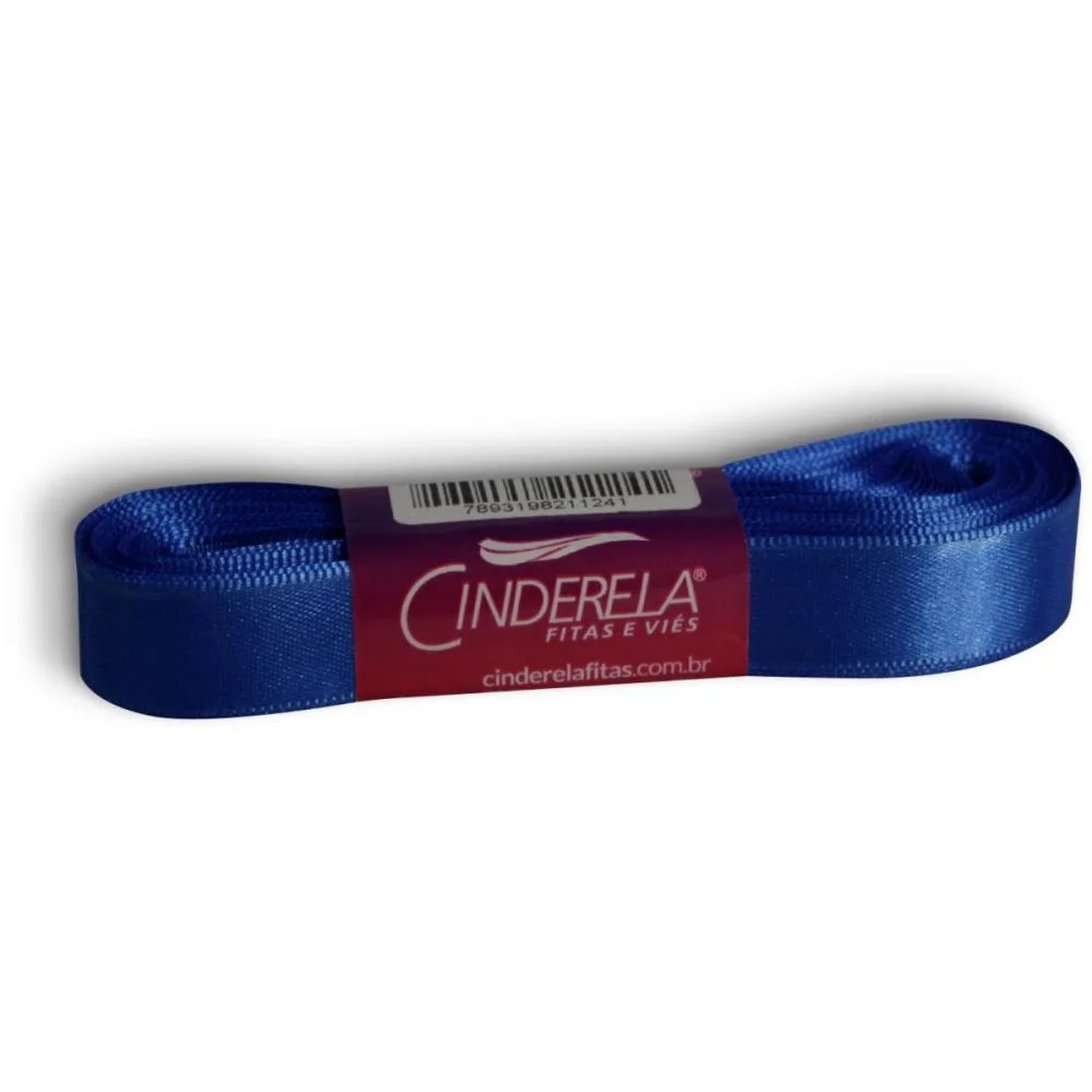 Fita De Cetim 15Mm 10M. Azul Royal Cinderela