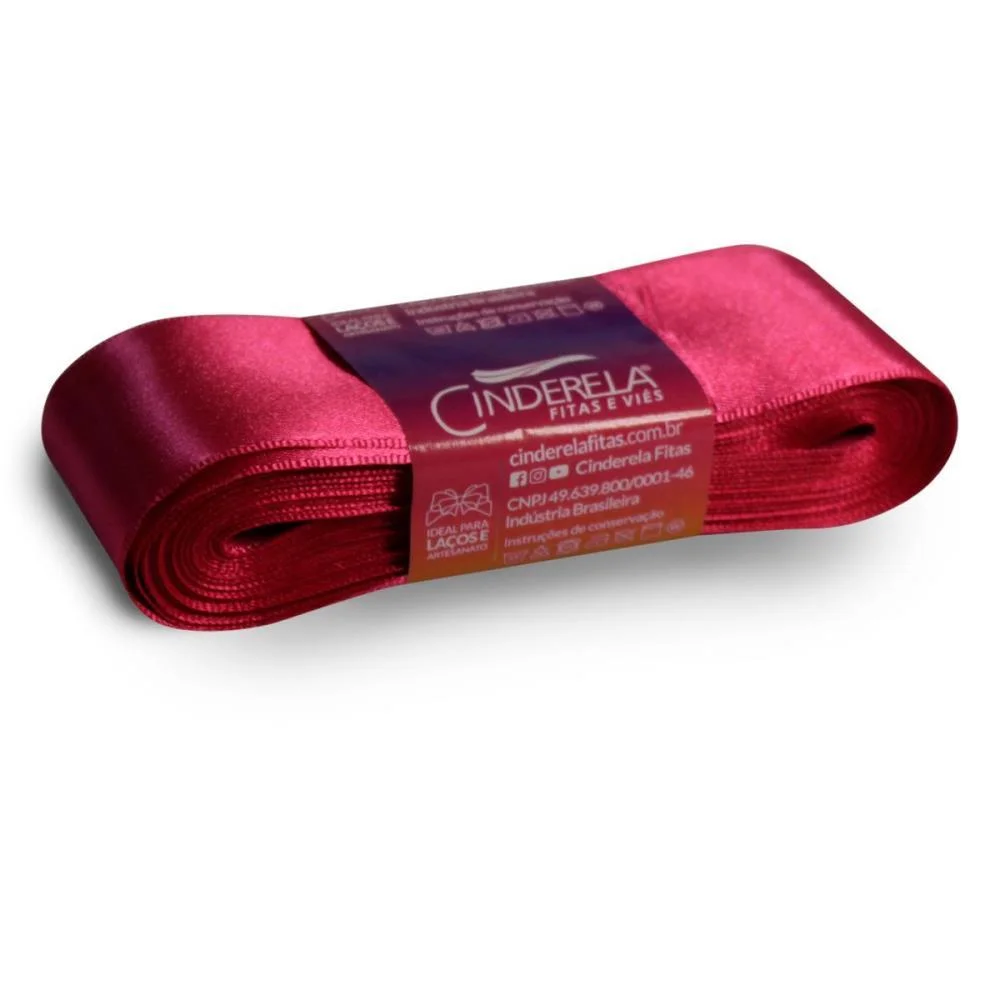 Fita De Cetim 38Mm 10M. Pink Cinderela