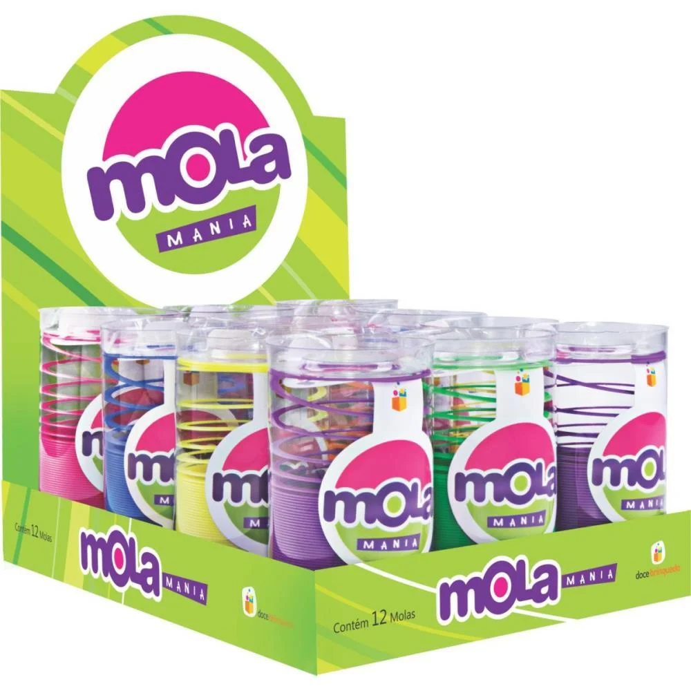 Mola Maluca Mola Mania (S) Doce Brinquedo C/ 12 Unidades