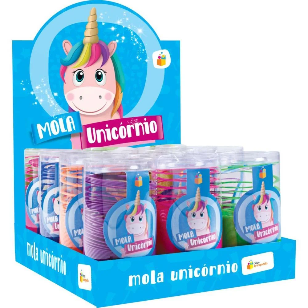 Mola Maluca Mola Mania Unicornio (S) Doce Brinquedo C/ 12 Unidades