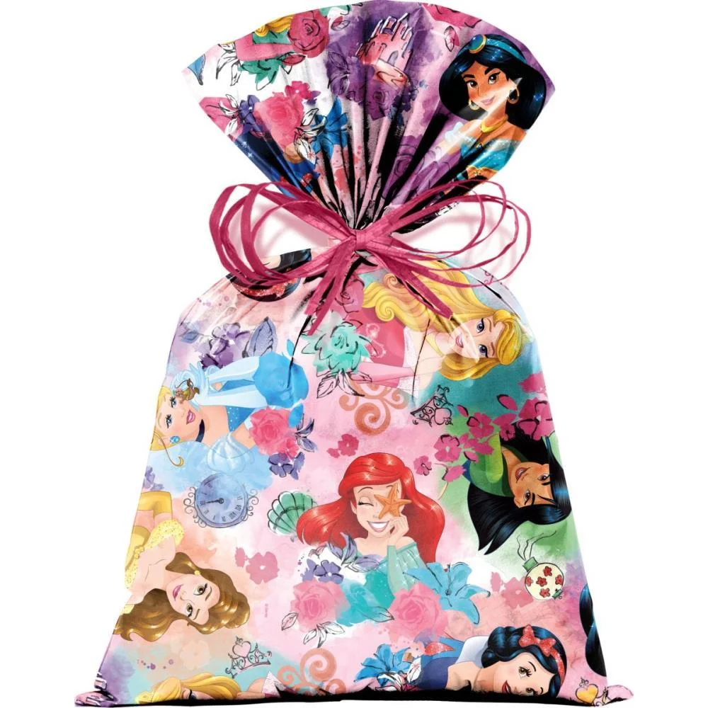 Saco Metalizado 25X37Cm Princesas Palace Garden Cromus (Pct.c/40)