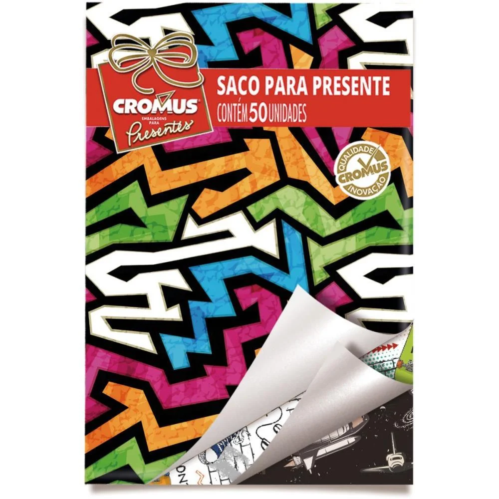 Saco Metalizado 30X45Cm Perolado Juvenil 30X44Cm (S) Cromus (Pct.c/50)