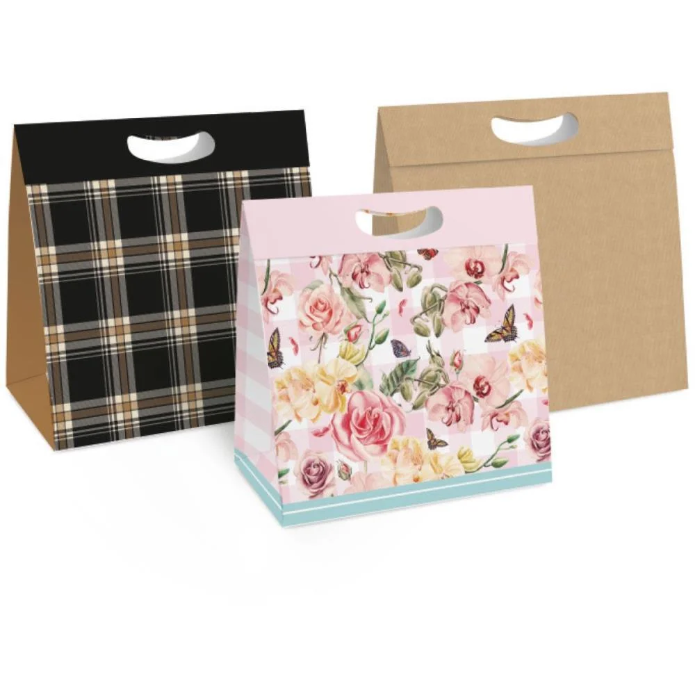 Caixa Para Presente Decorada New Plus G 28,5X10X38,5Cm (S) Cromus (Pct.c/10)
