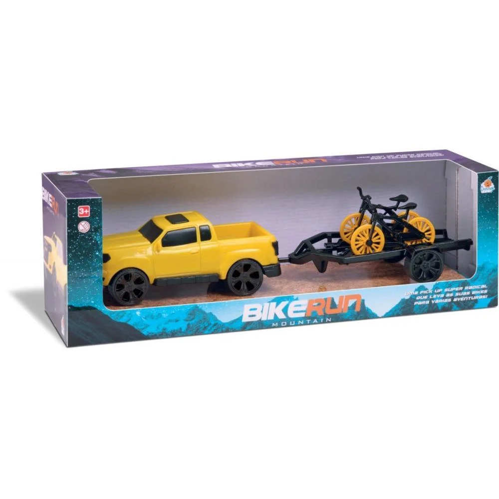 Carrinho Bike Run Mountain Cores Sort. Orange Toys