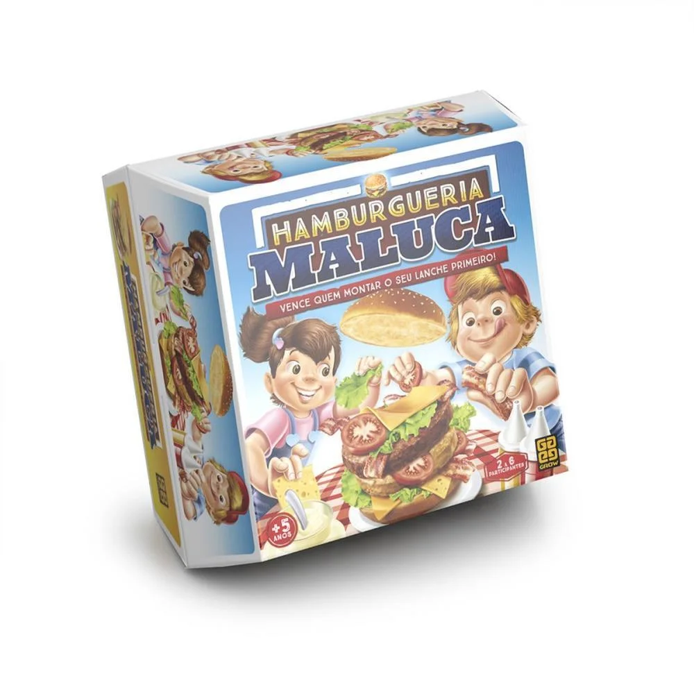 Jogo De Tabuleiro Hamburgueria Maluca Grow