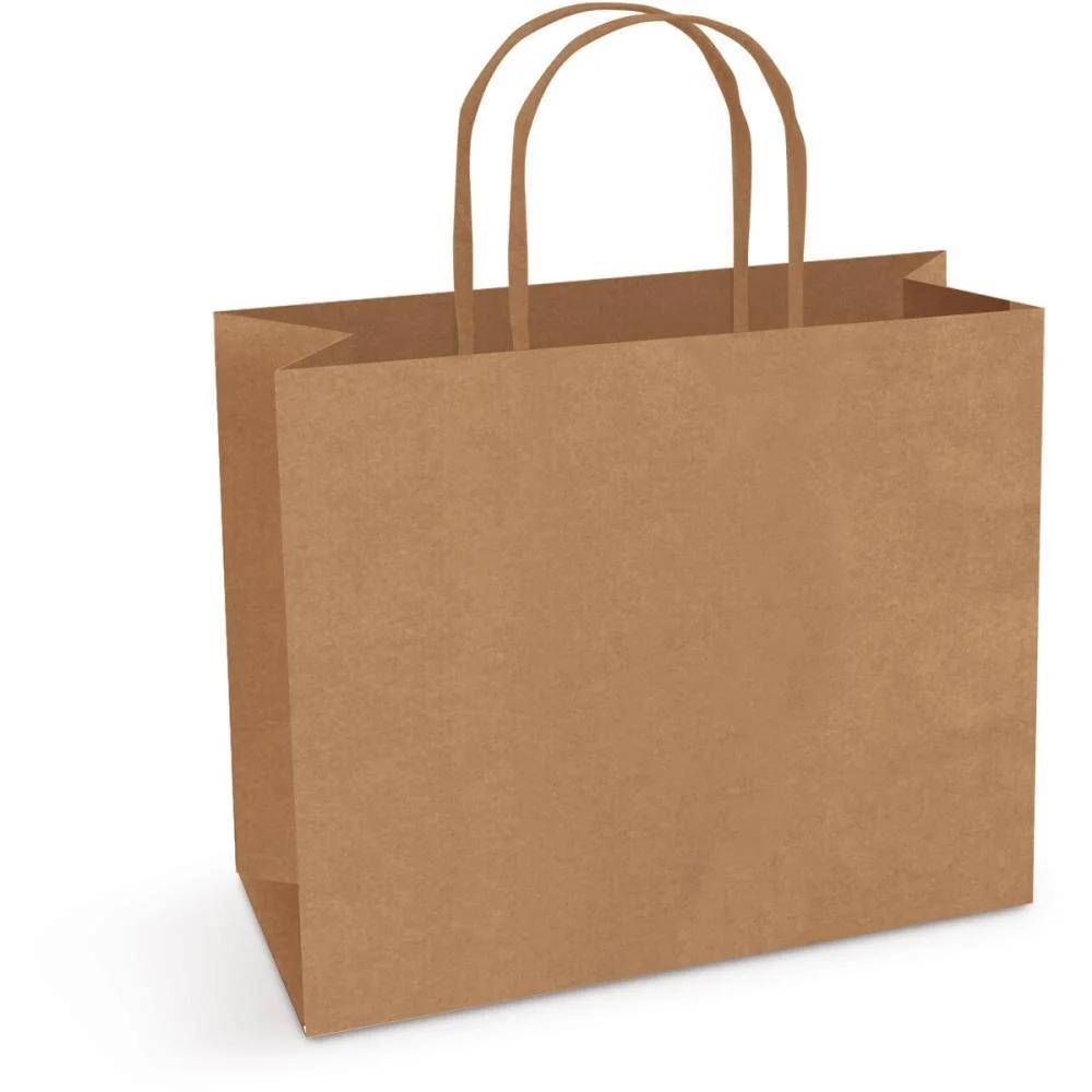 Sacola Para Presente Kraft M 22X30X9Cm Horizontal Packpel (Pct.c/50)