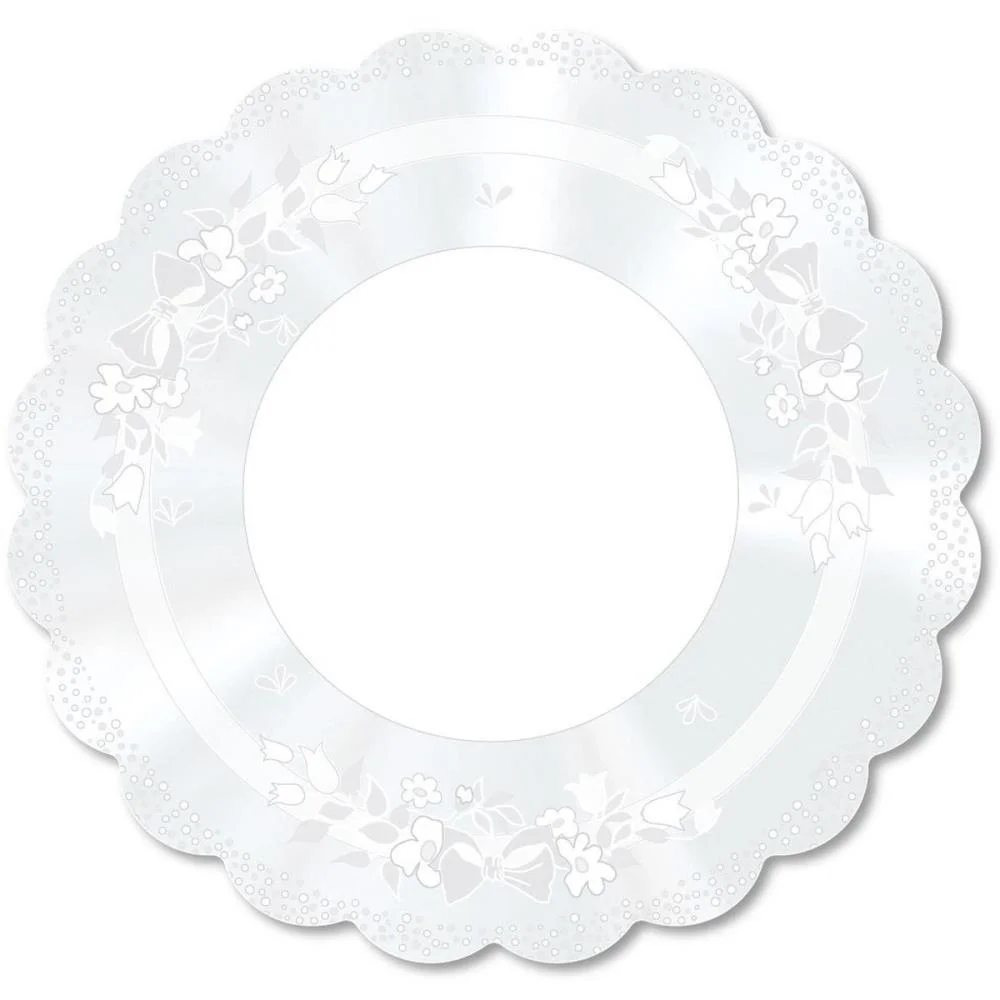 Poli Redondo 48Cm Laco Branco Xingo Embalagens (Pct.c/50)
