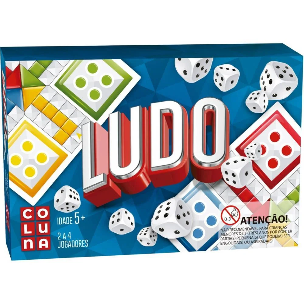 Jogo De Tabuleiro Ludo Coluna