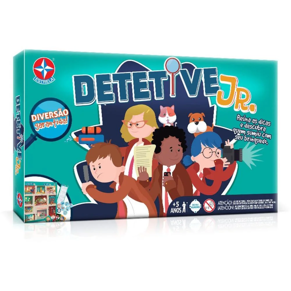 Jogo De Tabuleiro Detetive Jr. Estrela